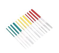 Mini set di lime, lima piatta ad alta durezza dalle prestazioni eccellenti, comoda impugnatura per l'intaglio della ceramica per l'intaglio del legno