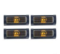 Mini set di livelle magnetiche con forte base magnetica per un livellamento preciso di frigoriferi, condizionatori d'aria e elettrodomestici in metallo in plastica (giallo)