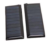 Mini Set di Pannelli Solari 2PCS 45mA 5V 3.7V Celle a Silicio Policristallino per Risparmio Energetico