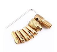 Mini Set Di Punte Per Mandrino In Rame, Pinza Micro Torsione Adattatore 0,5 Mm A 3 Mm, Trapano A Mano, Con Asse, Chiave A Brugola, Adatto Per La Foratura Di Circuiti PCB