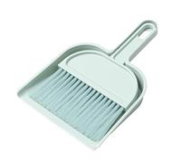 Mini set di scopa e paletta da tavolo, compatto e portatile, piccolo pennello per pulizia portatile e paletta per letto da tavolo, davanzale, plastica per bambini, 8,1 x 5,7
