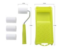 Mini set rullo vernice schiuma spazzola rullo ad alta densità per lavoro di tag