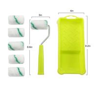 Mini set rullo vernice schiuma spazzola rullo ad alta densità per lavoro di tag