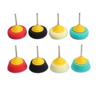 Mini Set Ruote Buffing Spugna Lucidante 40 mm 8 pz per Bruciatura Cerchio in Acc