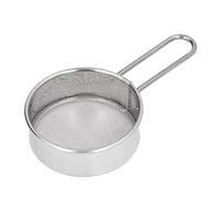 Mini Setaccio Per Farina Rotondo Professionale In Acciaio Inossidabile 40 Mesh Colino Per Farina Fine Per Panifici Domestici Pasticcerie Durevole Leggero Forte Facile da Pulire