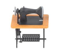 Mini Sewing Machine - Pretend Play Scene Props Pretend House Accessories | Doll World Sewing Machine Table Decor for Living Dining Study Rooms Dormitory Boys Girls Preschoolers Students Pupils