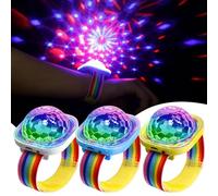 Mini sfera da discoteca, 3 pezzi, luce da discoteca, 5 modalità, luce da discoteca, luce da discoteca, luce da discoteca, luce ricaricabile