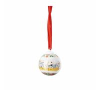 Mini sfera in porcellana 2024 luci natalizie 4,5 cm