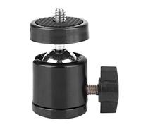 Mini sferico, sferico leggero per treppiede, sferico per macchina fotografica, materiale metallico in lega di alluminio, processo di ossidazione nera superficiale, per treppiede professionale,