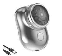 Mini Shave Portable Electric Shaver, Mini Shavers for Men Women (Silver)