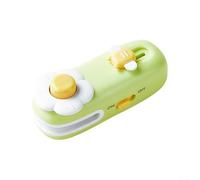 Mini sigillante elettrico USB per sacchetti con base magnetica per una tenuta sicura e una freschezza prolungata dei sacchetti per alimenti (verde)