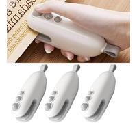 Mini sigillante per sacchetti, 2 in 1, termosaldante con taglierina e magnete, ricaricabile tramite USB-C, mini sigillatore portatile per sacchetti, portatile