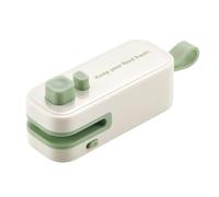 Mini sigillante per sacchetti, clip ricaricabile USB 9.3x3.6x3cm, strumento di tenuta di snack, taglierina per la conservazione degli alimenti, sigillante a calore magnetico, per patatine per verdure.