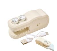 Mini sigillante per sacchetti | Dispositivo di saldatura per fogli portatile | Sigillante ricaricabile per borsa a mano | 9,6 x 3,3 x 4,4 cm in silicone ABS, batteria da 400 mAh per chip