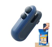 Mini sigillante portatile per sacchetti, magnetico, da viaggio, ricaricabile tramite USB, per la preparazione di pasti, avanzi, campeggio, carne, snack, picnic, biscotti, patatine