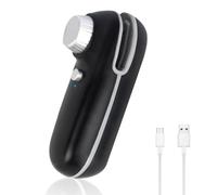 Mini Sigillatore, 3 in 1 Sigillanti per Sacchetti di Plastica, Sigilla Sacchetti, Portatile Della Mano Sealer, Sigillatore per Sacchetti con Taglierina, Ricaricabile, con Magnete, USB, Nero