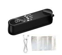 Mini Sigillatore Sottovuoto - Dispositivo Di Sigillatura Alimentare Senza Fili, Potente Macchina Di Sigillatura SottoVuoto Ricaricabile | Sigillatore 3 In 1 Con 10 Sacchetti Per Snack, Completamente