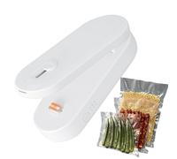 Mini Sigillatore Sottovuoto - Sigillatrice Ricaricabile USB - Taglia E Sigilla Sacchetti Per Casa Avanzi Campeggio Spuntini Frutta Biscotti