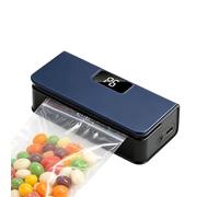 Mini Sigillatrice - Display LED Portatile Ricaricabile Regolabile,Sigillatrice Termica per Conservazione Alimenti da Viaggio,Preparazione Pasti Freezer Snack Freschezza