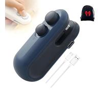 Mini Sigillatrice Per Sacchetti Con Taglierina E Magnete, Termosigillatrice Ricaricabile 2 In 1, Mini Sigillatrice Portatile Magnetica, Mantiene Il Cibo Fresco E Gustoso (Blue)