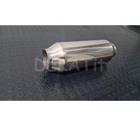 MINI SILENZIATORE AUTO UNIVERSALE ACCIAIO INOX DIAMETRO Ø 61 MM LUNGHEZZA 300 MM