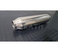 MINI SILENZIATORE AUTO UNIVERSALE ACCIAIO INOX DIAMETRO Ø 61 MM LUNGHEZZA 450 MM