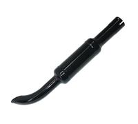 Mini silenziatore di scarico verticale rivestito di nero per trattore New Hol...