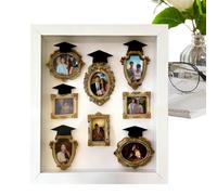 Mini silhouette museo: elegante cornice per display ombre, design scena, accento di memoria statuetta | Presentazione di ricordi creativi per momenti di laurea e così