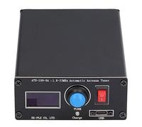 Mini Sintonizzatore Antenna Automatico, ATU-100 Mini Sintonizzatore Antenna Display da 0,96 Pollici Sintonizzatore Radio con Ricarica USB 1,8-55Mhz