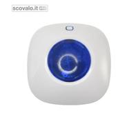 Mini Sirena Antifurto Wireless Chuango WS105 LED Blu 110dB 433MHz