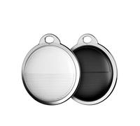 Mini sistema di localizzazione GPS Trova la mia APP air tag Anti-smarrimento Allarme Chiave Bambino Portafoglio Finder Localizzatore Smart Bluetooth airtag(Black)