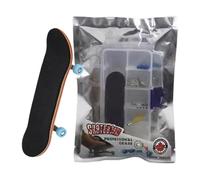 Mini Skateboard Da - Giocattolo Da In Legno 10x3x2 Cm | Ruote Con Cuscinetti In Materiale D'acero E Imbottitura Antiscivolo Caratteristiche - Skateboard Da Allenamento | Per Il Gioc