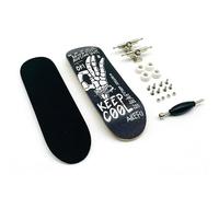 Mini skateboard professionale completo da 30 mm, con ruote in legno d'acero e cuscinetti per bambini (B12)