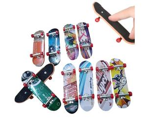 Mini Skateboards - Collectible Fingerboard Miini Cool Style Fingerboards Skateboards Set,Finger Skateboarrd For Kids Teens, Mini Skateboard Games, Skateboard Party Favors, Fingerboards Give Away