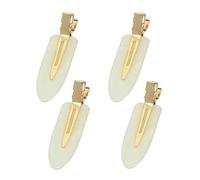 Mini Skater Fermagli per capelli piccoli, 6,1 cm, senza pieghe, graziosi, accessori per donne ricci e sottili, per acconciature, confezione da 4 (bianco avorio)