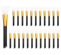 Mini Skater Set di 24 pennelli in morbido silicone per maschere per viso, fango, argilla, carbone, creme idratanti senza peli, lozione per il corpo e applicatore di burro, strumenti di bellezza per la