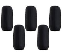 Mini Skater Set di 5 coperture per bottiglie da viaggio in silicone, riutilizzabili, elastiche, adatte per contenitori da toilette standard, stretching, per borsa per bagagli, soluzione di