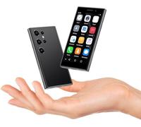 Mini smartphone per bambini con touch screen HD da 3 pollici, il più piccolo telefono cellulare 4G al mondo, doppia SIM, Android compatto piccolo cellulare per studenti tascabile 2 GB + 16 GB, Face ID