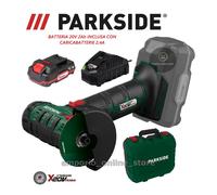 MINI SMERIGLIATRICE ANGOLARE 20V Ø 76 PARKSIDE PWSAM 20 B2 BATTERIA 2AH INCLUSA