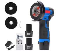 Mini smerigliatrice angolare con 2 batterie lucidatrice per uso domestico