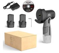 Mini Smerigliatrice Angolare da 12 V, Utensile da Taglio da 15000 Giri/min, Smerigliatrice Angolare Ricaricabile Senza Fili, Taglio, Levigatura E Lucidatura Multifunzionali (Black B)