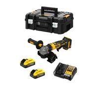 Mini-Smerigliatrice DeWALT DCG404H2T (2 x 5,0 Ah Powerstack + DCB1104 + TSTAK II)
