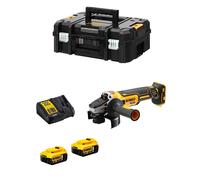 Mini-Smerigliatrice DeWALT DCG405P2T (2 x 5,0 Ah + DCB115 + TSTAK II)