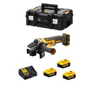 Mini-Smerigliatrice DeWALT DCG405P3T (3 x 5,0 h + DCB115 + TSTAK II)