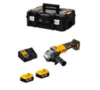 Mini-Smerigliatrice DeWALT DCG407P2T (2 x 5,0 Ah + DCB1104 + TSTAK II)