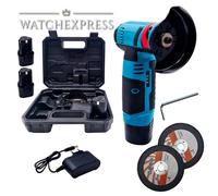 Mini smerigliatrice flessibile FLEX portatile 12V con doppia batteria + VALIGIA