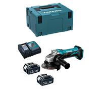 Mini-Smerigliatrice MAKITA DGA452RTJ (2 x 5,0 Ah + DC18RC + MAKPAC 3)