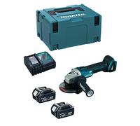 Mini-Smerigliatrice MAKITA DGA504RTJ (2 x 5,0 Ah + DC18RC + MAKPAC 3)
