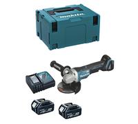 Mini-Smerigliatrice MAKITA DGA508RTJ (2 x 5,0 Ah + DC18RC + MAKPAC 3)