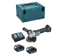 Mini-Smerigliatrice MAKITA DGA508RTJ (2 x 5,0 Ah + DC18RC + MAKPAC 3)